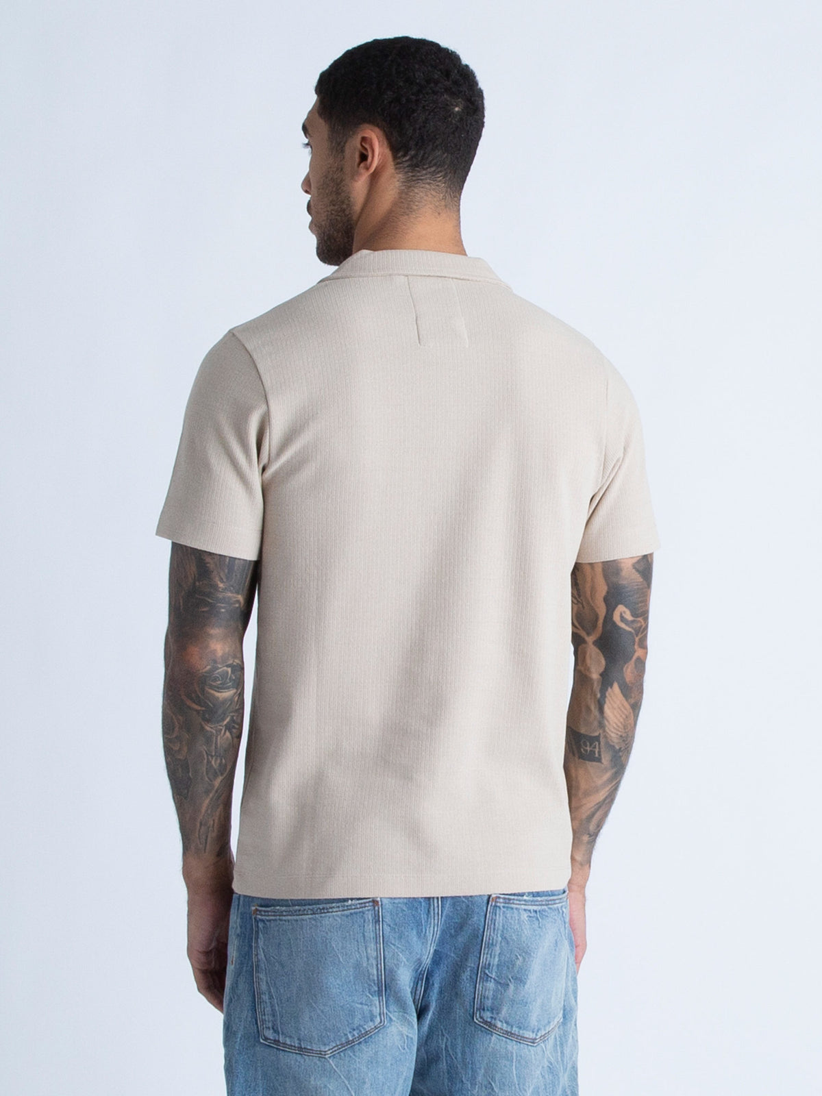 MADERAS TEXTURED WAFFLE POLO