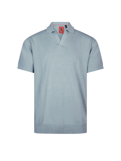 BOACO POLO SHIRT - STEEL BLUE