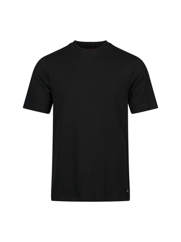 Armilla Jacquard Waffle T-Shirt - Black