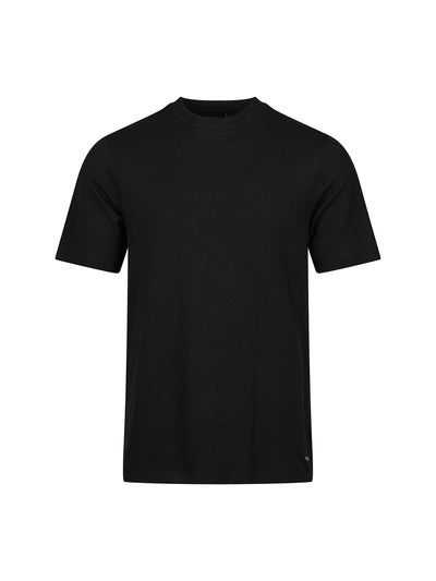 ARMILLA JACQUARD WAFFLE TEXTURED T-SHIRT