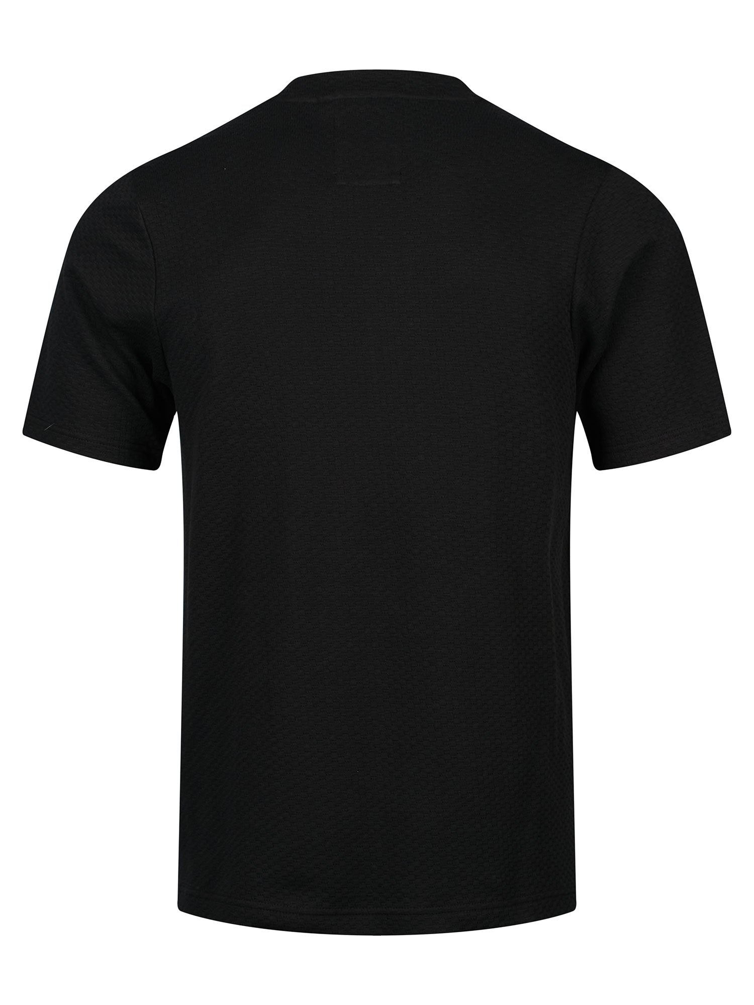 ARMILLA JACQUARD WAFFLE TEXTURED T-SHIRT