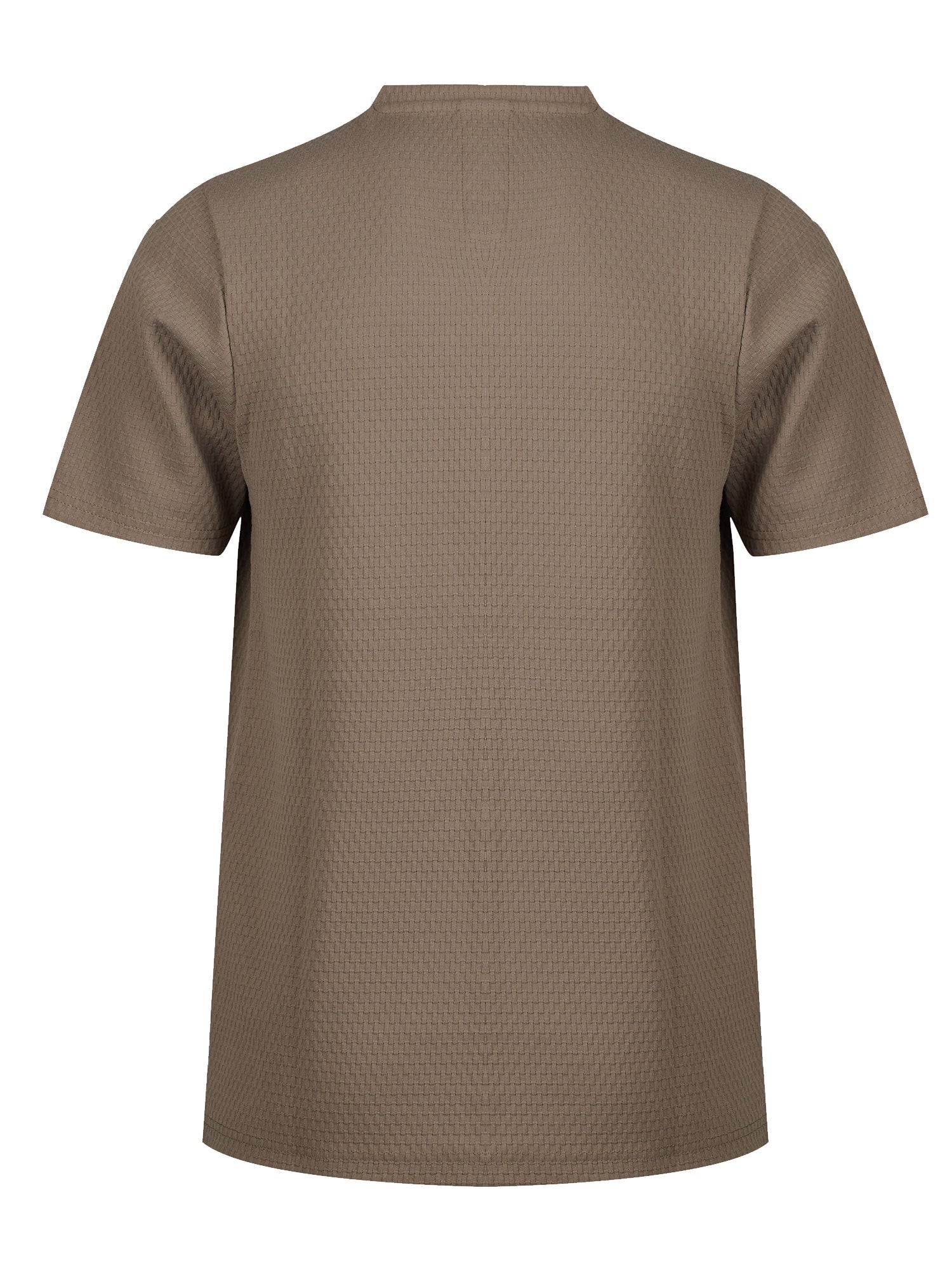 ARMILLA JACQUARD WAFFLE TEXTURED T-SHIRT