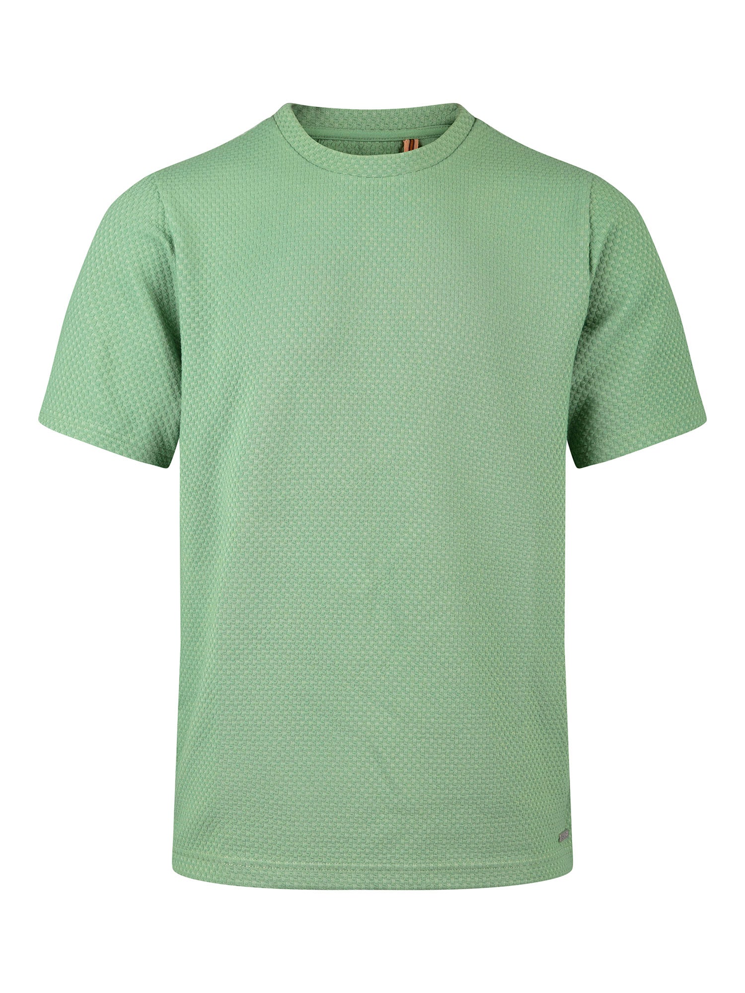 ARMILLA JACQUARD WAFFLE TEXTURED T-SHIRT