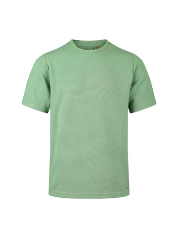 Armilla Jacquard Waffle T-Shirt - Sage Green
