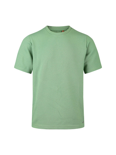 ARMILLA JACQUARD WAFFLE TEXTURED T-SHIRT