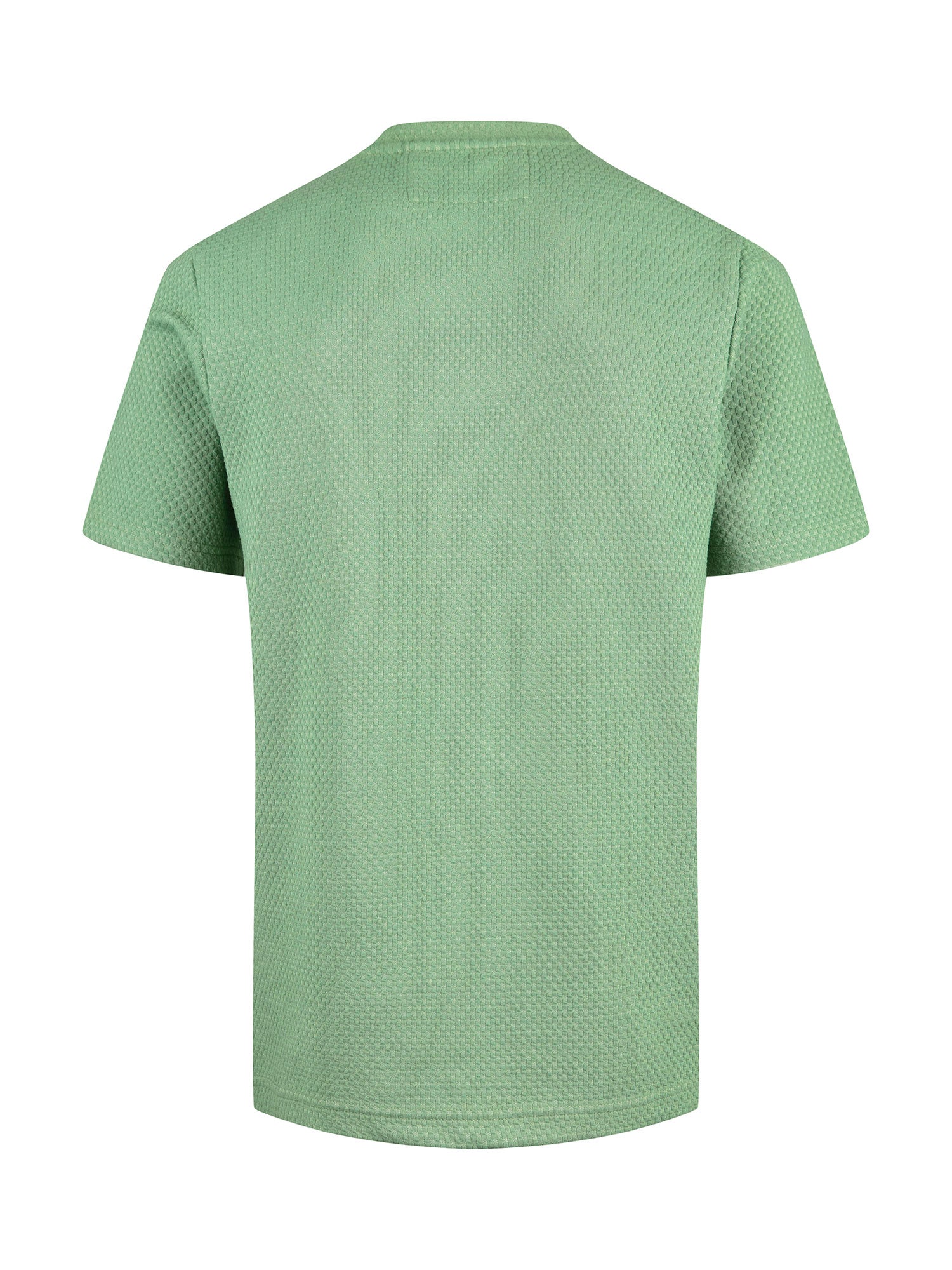 ARMILLA JACQUARD WAFFLE TEXTURED T-SHIRT