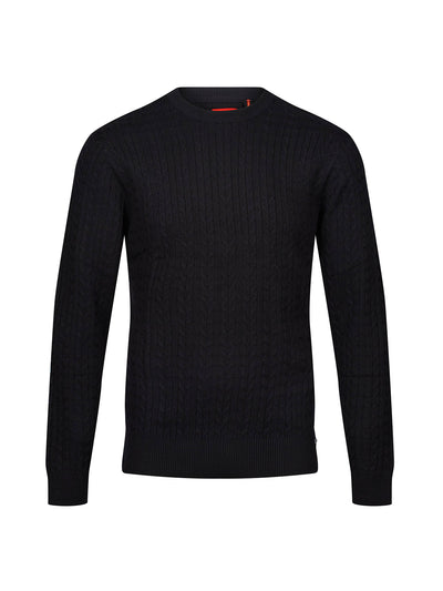 THE HAMPTONS TEXTURED KNITTED JUMPER
