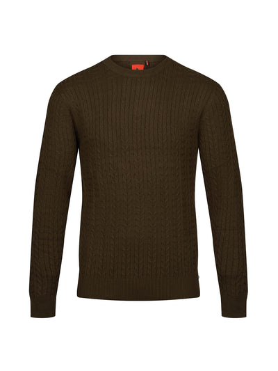 THE HAMPTONS TEXTURED KNITTED JUMPER