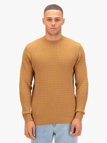 Men's orange jumper.