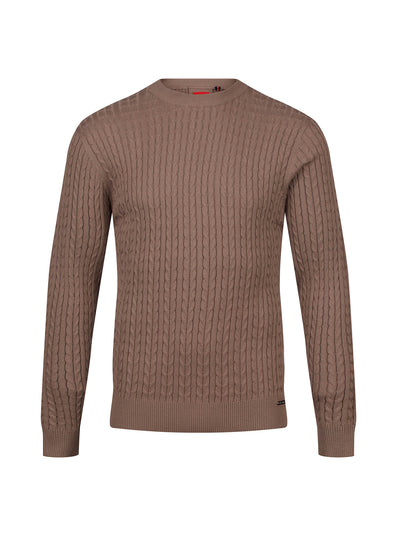 THE HAMPTONS TEXTURED KNITTED JUMPER