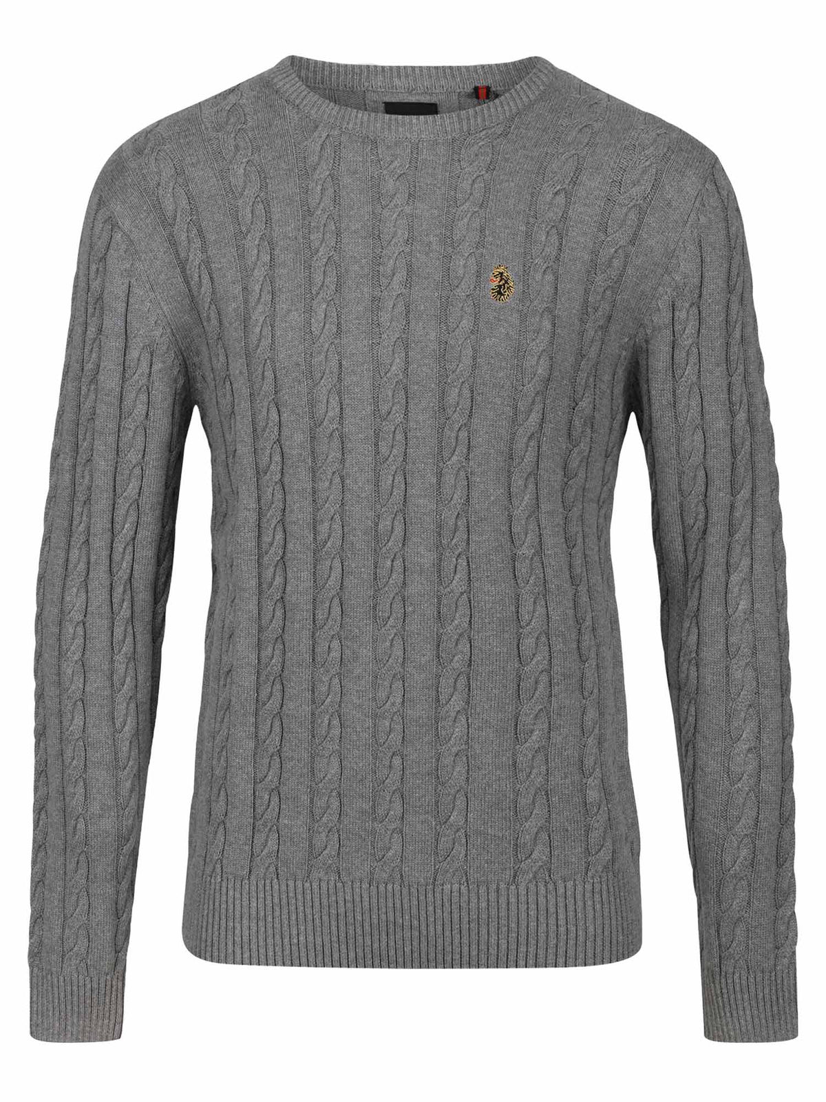ASPEN TEXTURED CREW NECK KNITTED JUMPER