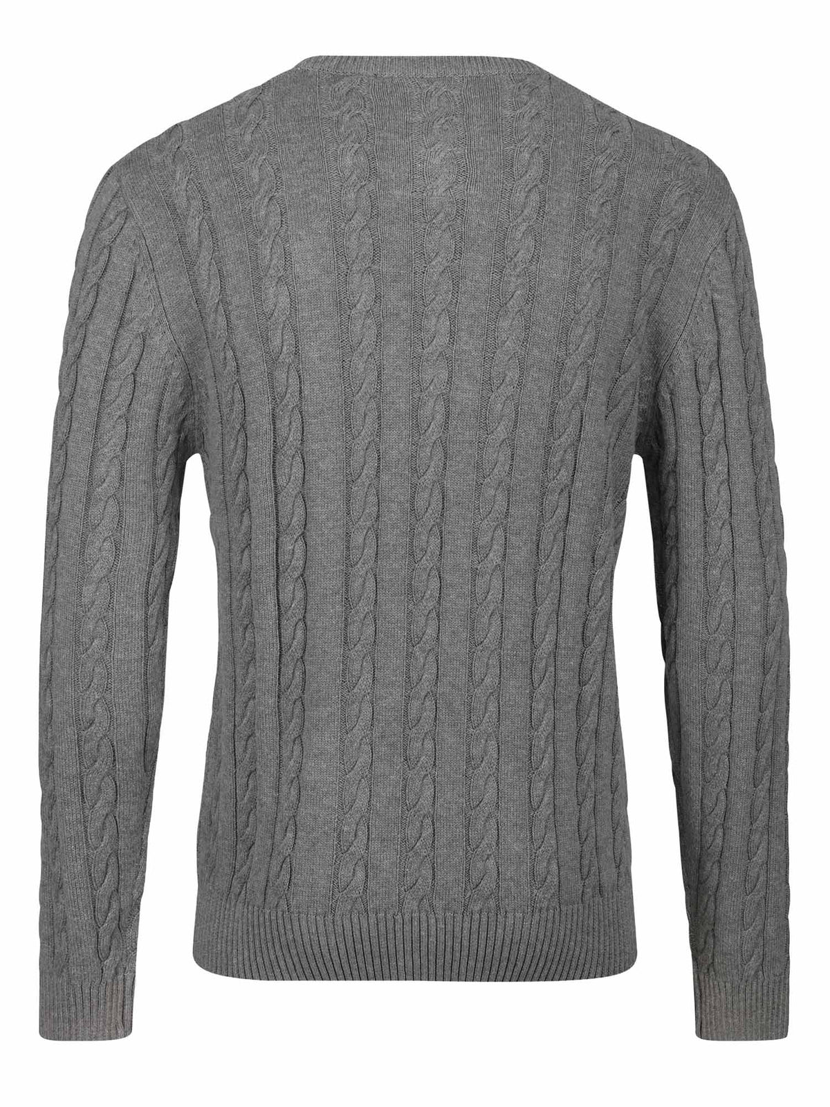 ASPEN TEXTURED CREW NECK KNITTED JUMPER