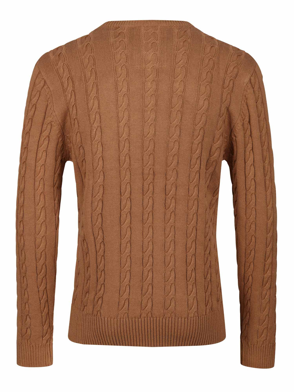 ASPEN TEXTURED CREW NECK KNITTED JUMPER