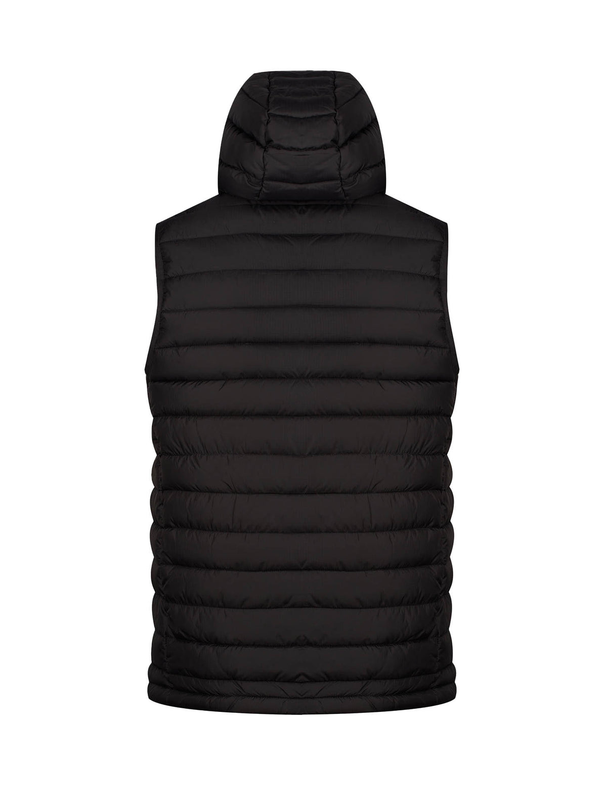 Men's black gilet.