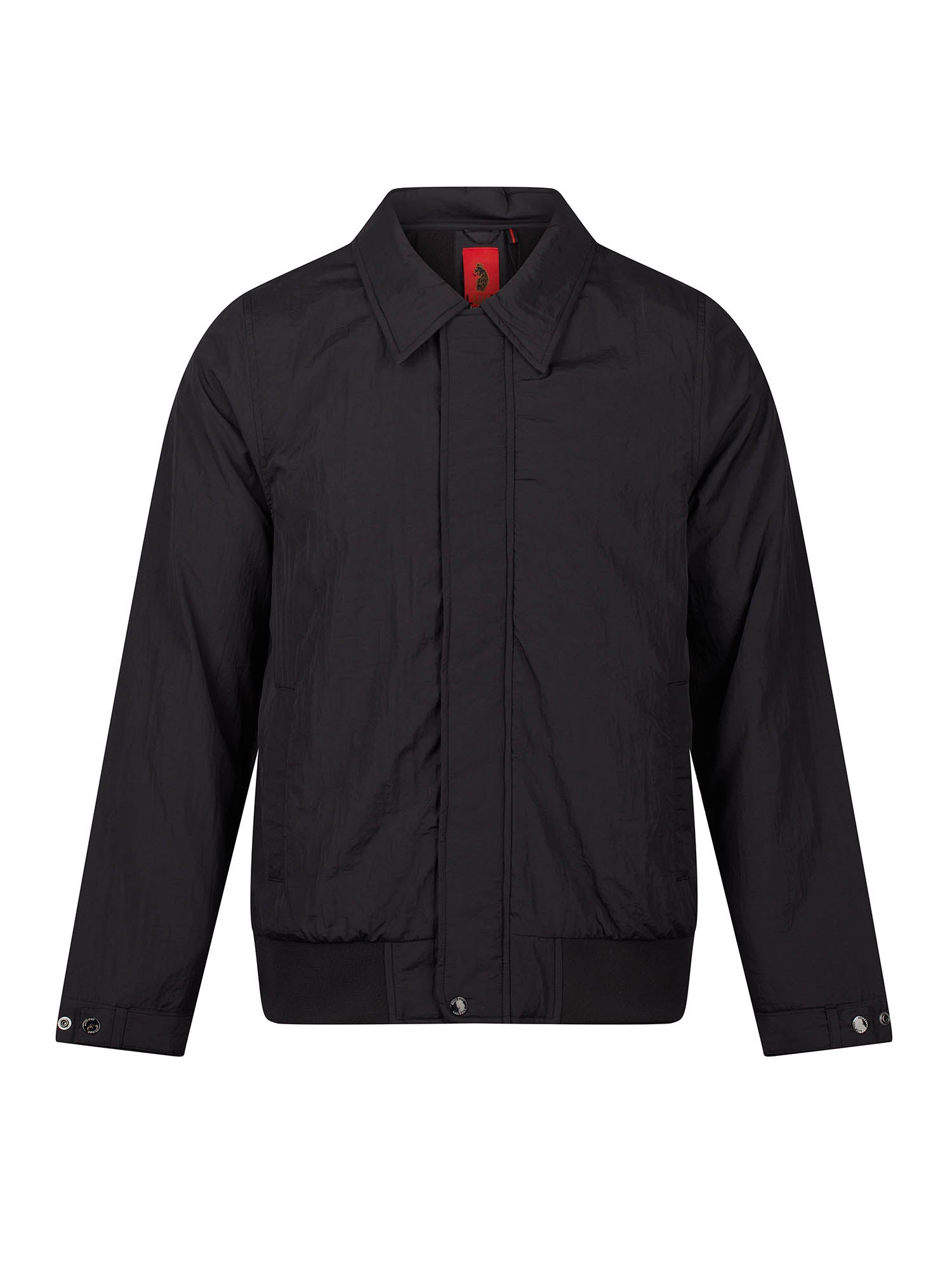 PORTLAND Men's Harrington Nylon Showerproof Jacket in Black with