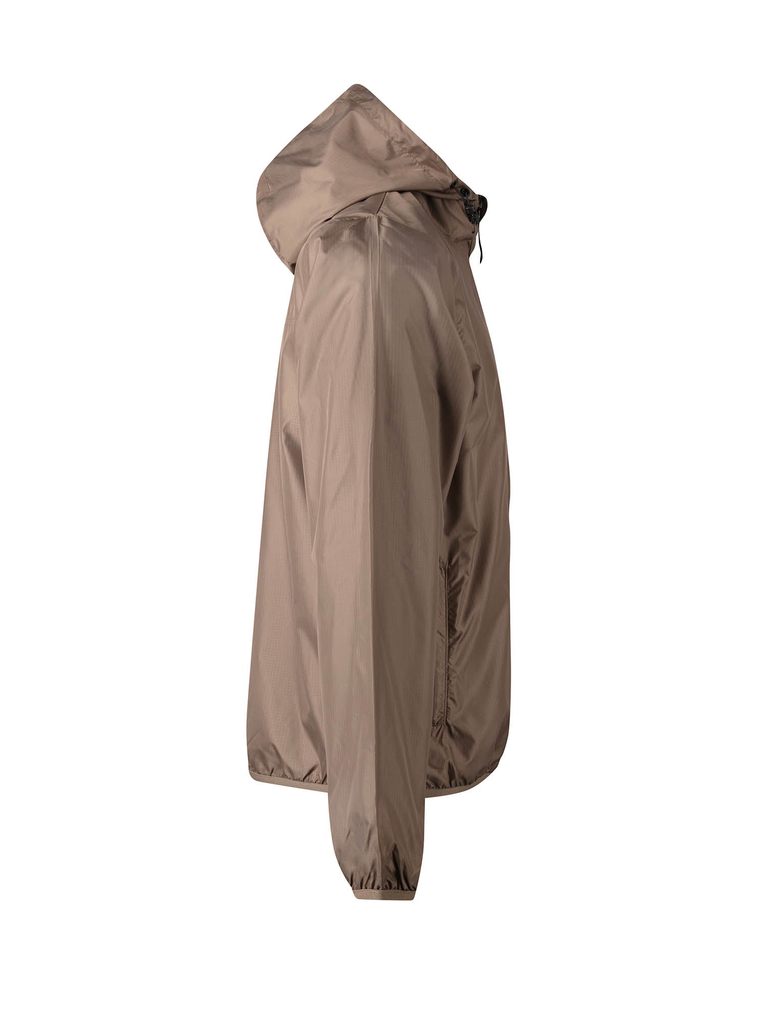 LUKE 1977 Garnedd Brown Hooded Shower Proof Jacket with Zip