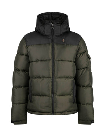 Men's green jacket.
