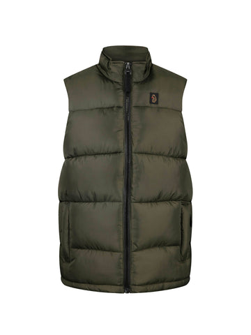 Men's green gilet.