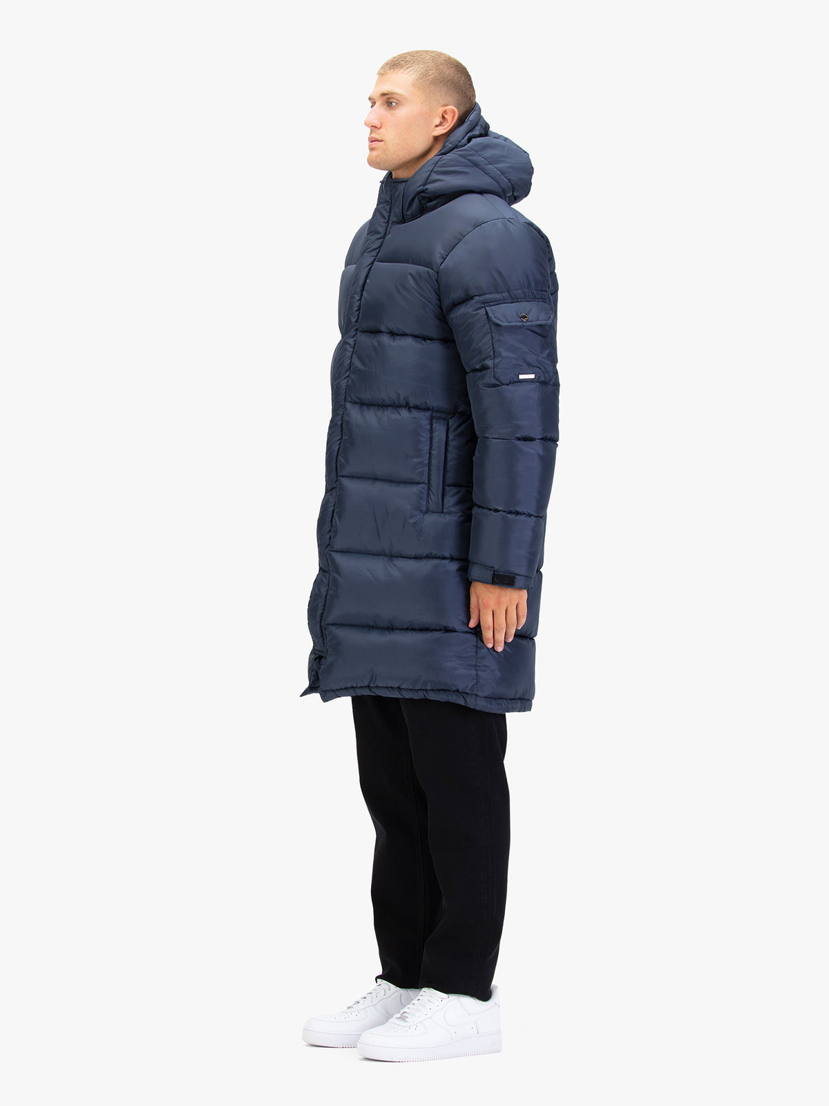 Inuit Long Padded Coat - Porpoise