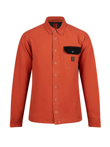 Bala 1000 Button Shacket - Copper Orange