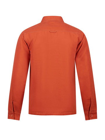 Bala 1000 Button Shacket - Copper Orange