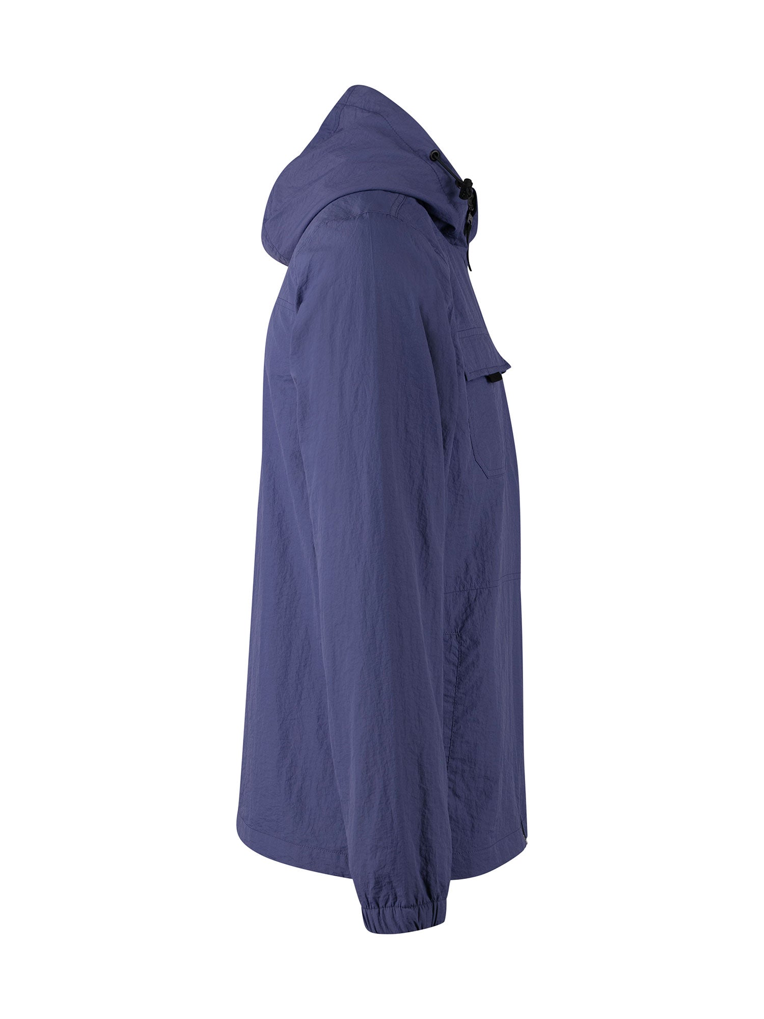 DENVER CRINKLED NYLON HOODED JACKET