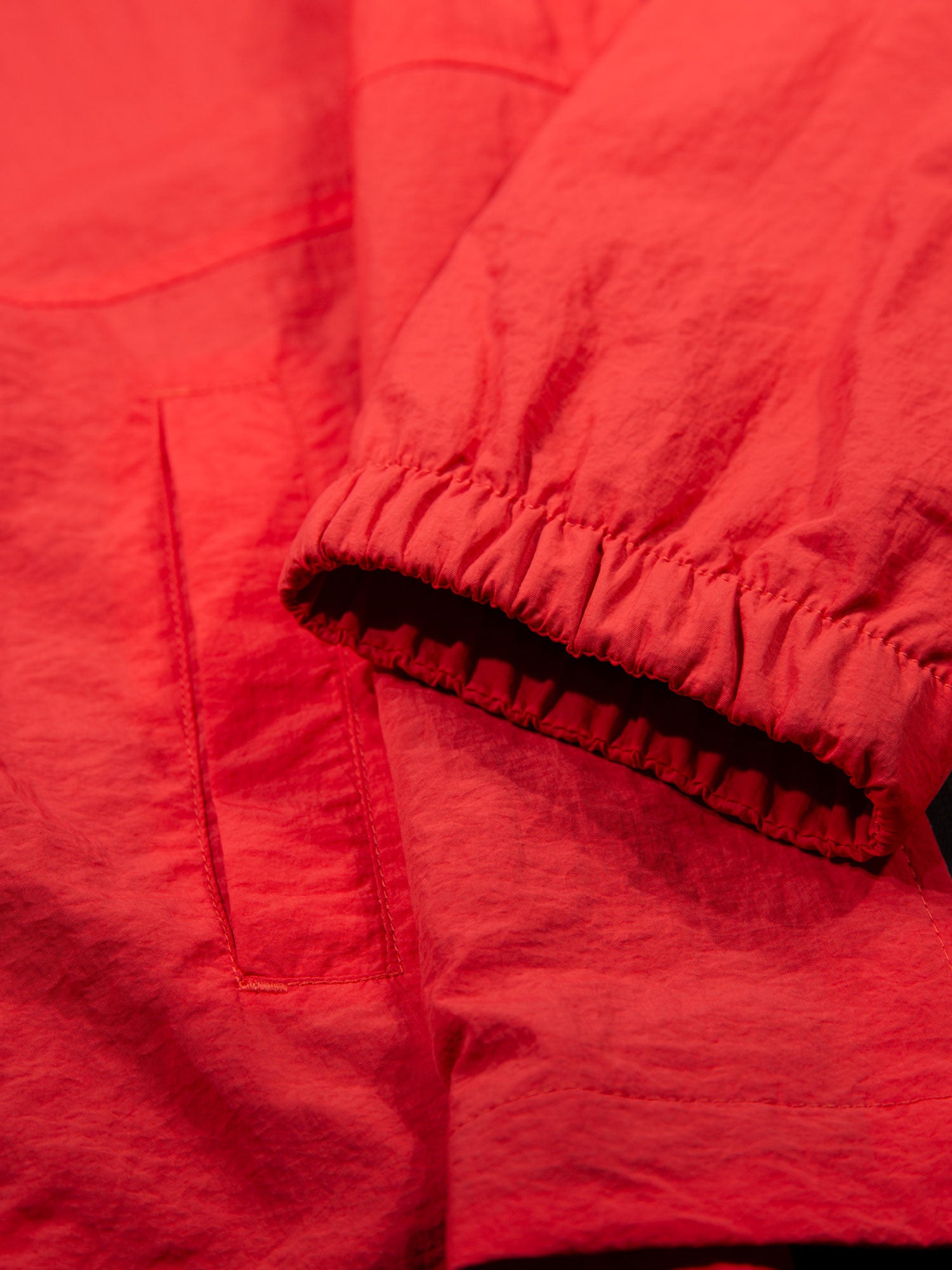 DENVER CRINKLED NYLON HOODED JACKET