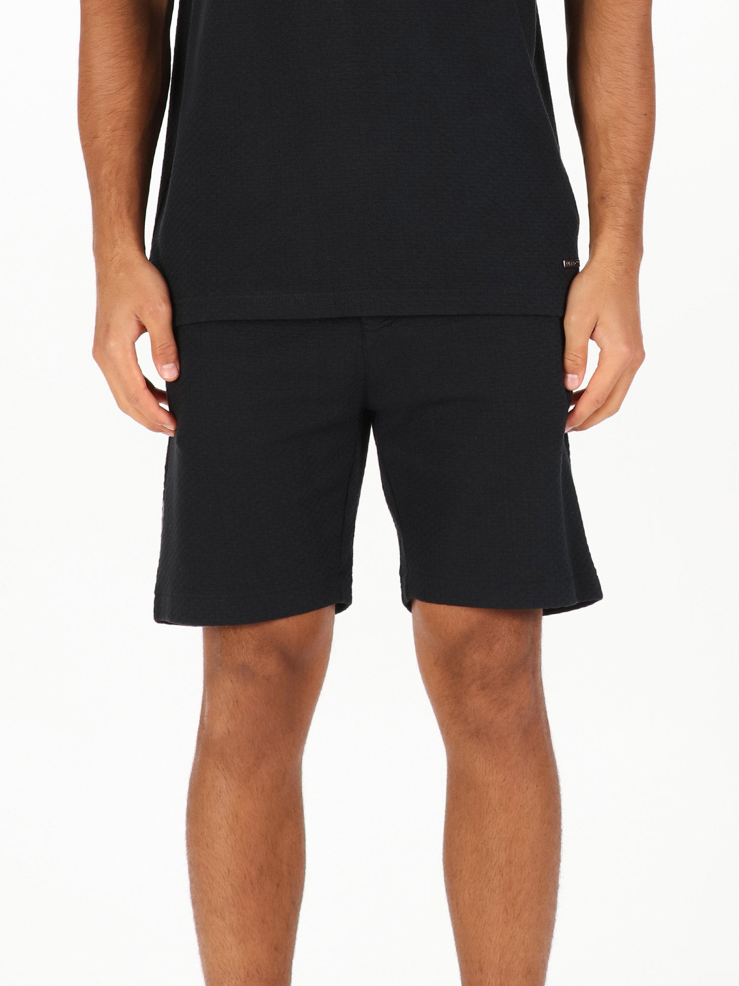 MARACENA WAFFLE TEXTURED SHORTS