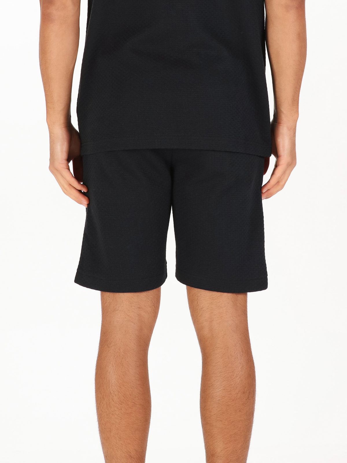MARACENA WAFFLE TEXTURED SHORTS