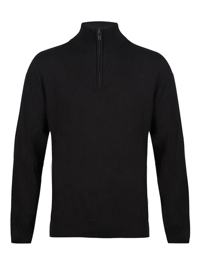 JACOB QUARTER ZIP KNITTED JUMPER