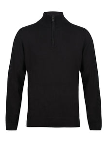  JACOB 1/4 ZIP KNITTED JUMPER