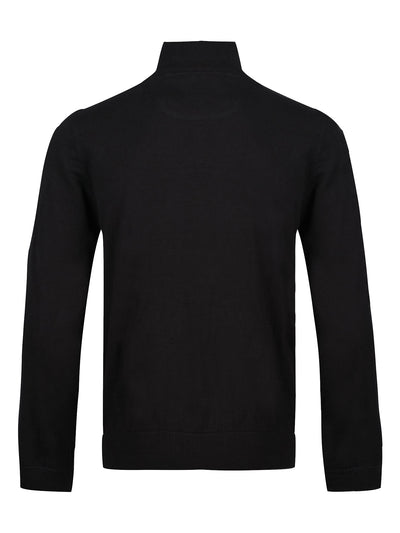 JACOB QUARTER ZIP KNITTED JUMPER