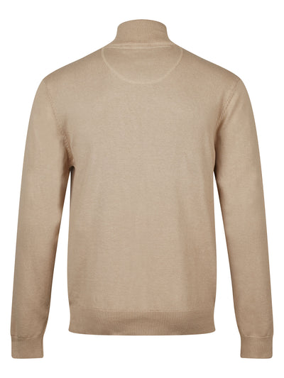 JACOB QUARTER ZIP KNITTED JUMPER