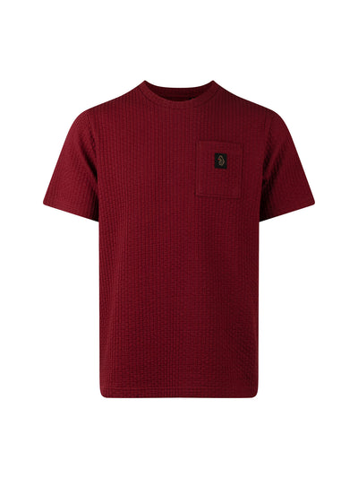 ESTELI JACQUARD POCKET T-SHIRT