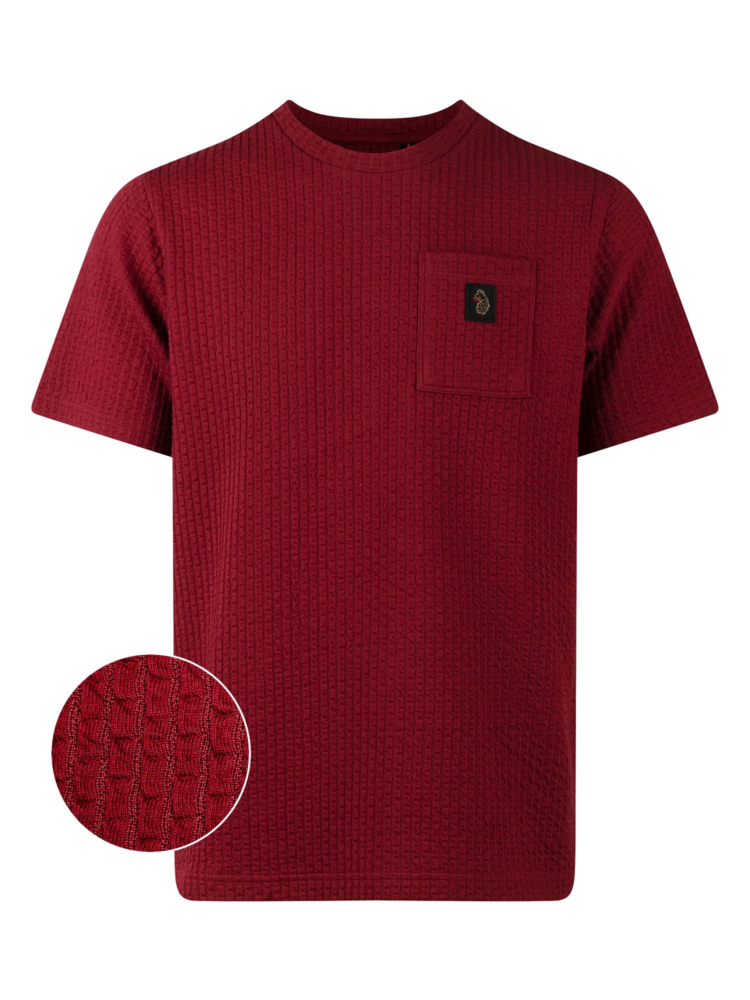 ESTELI JACQUARD POCKET T-SHIRT