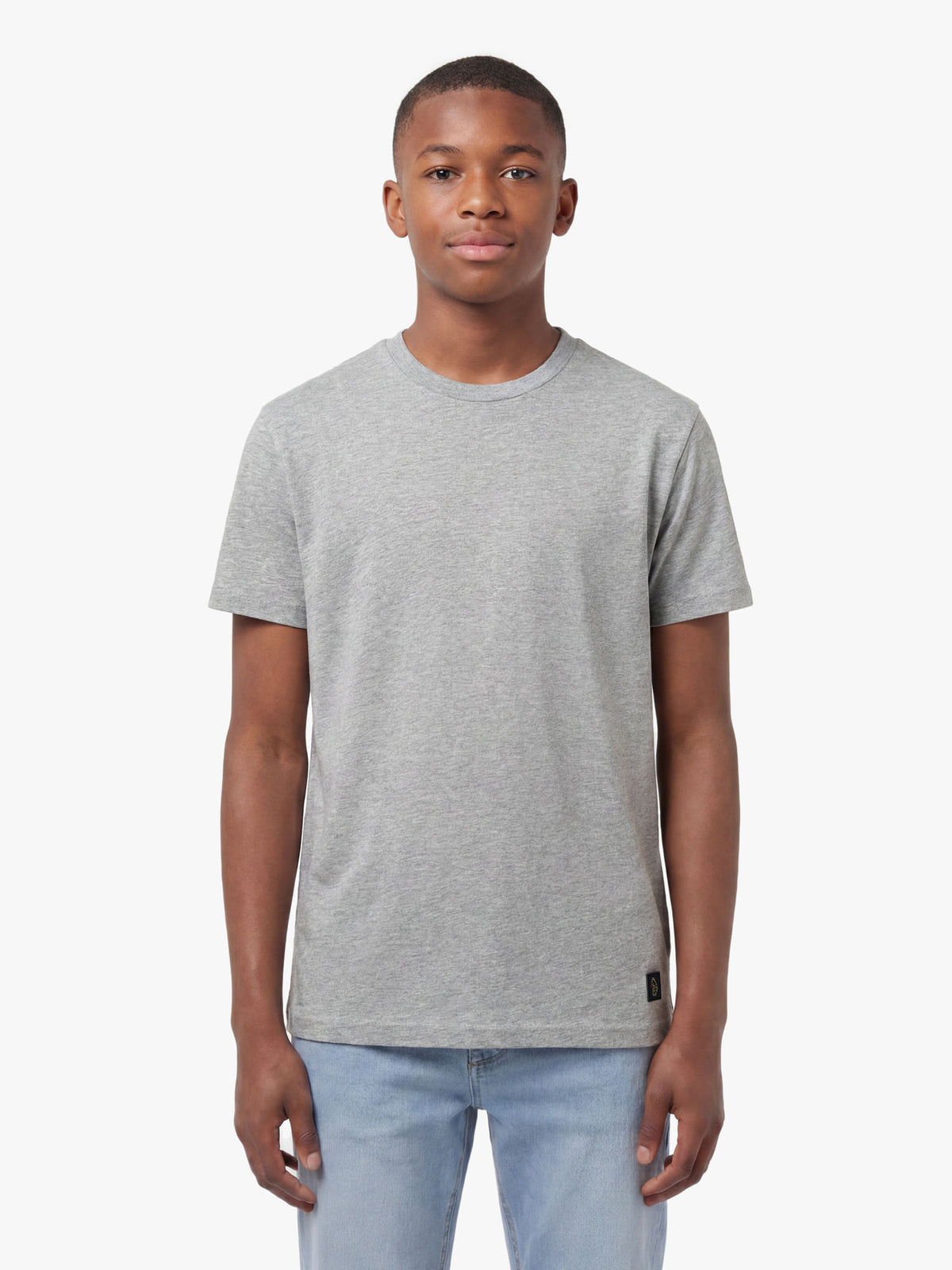 Reco Junior 3-Pack Cotton T-Shirts - Black/Grey/White