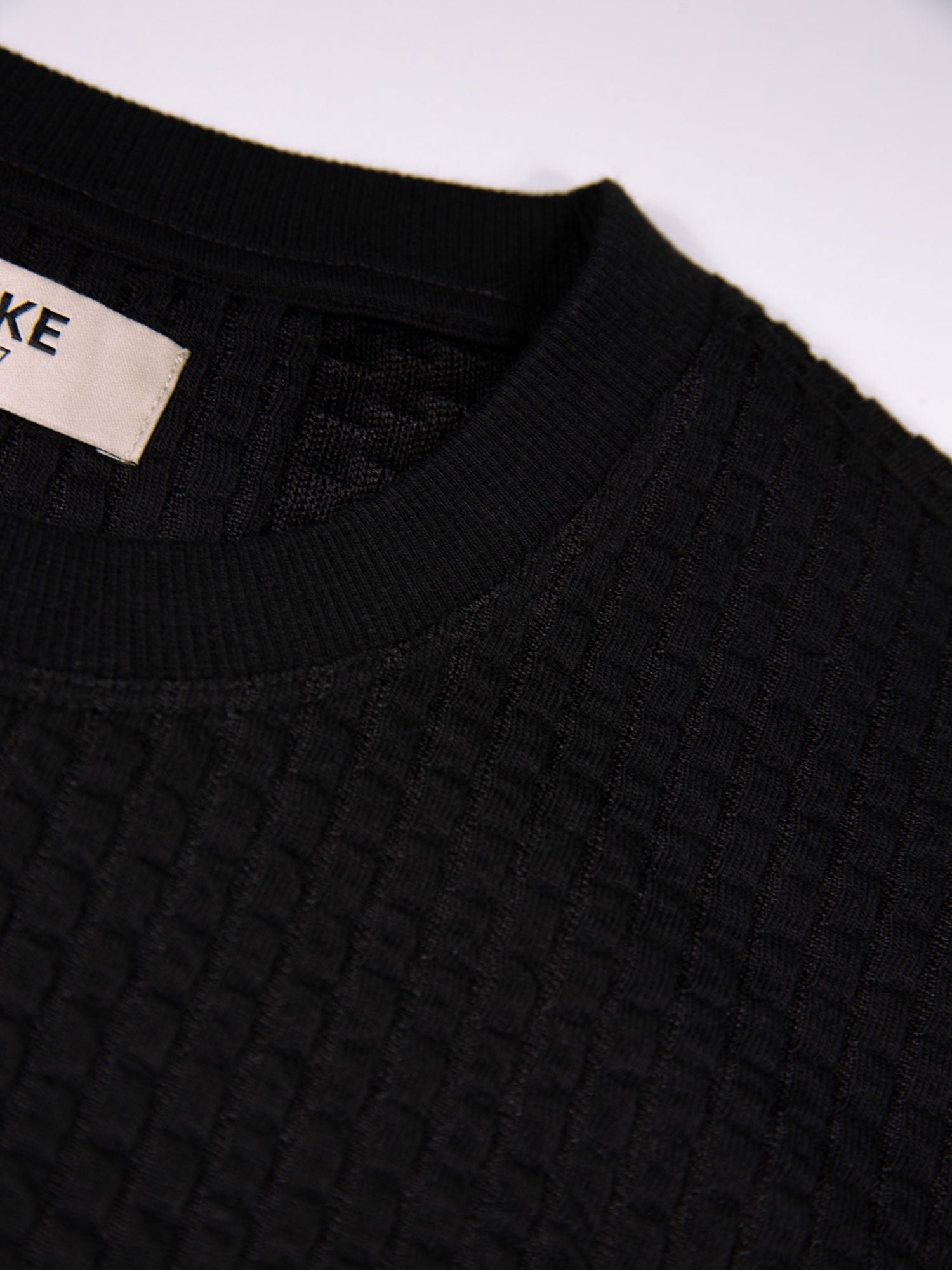 WAFFLE DOWN REGULAR FIT T-SHIRT