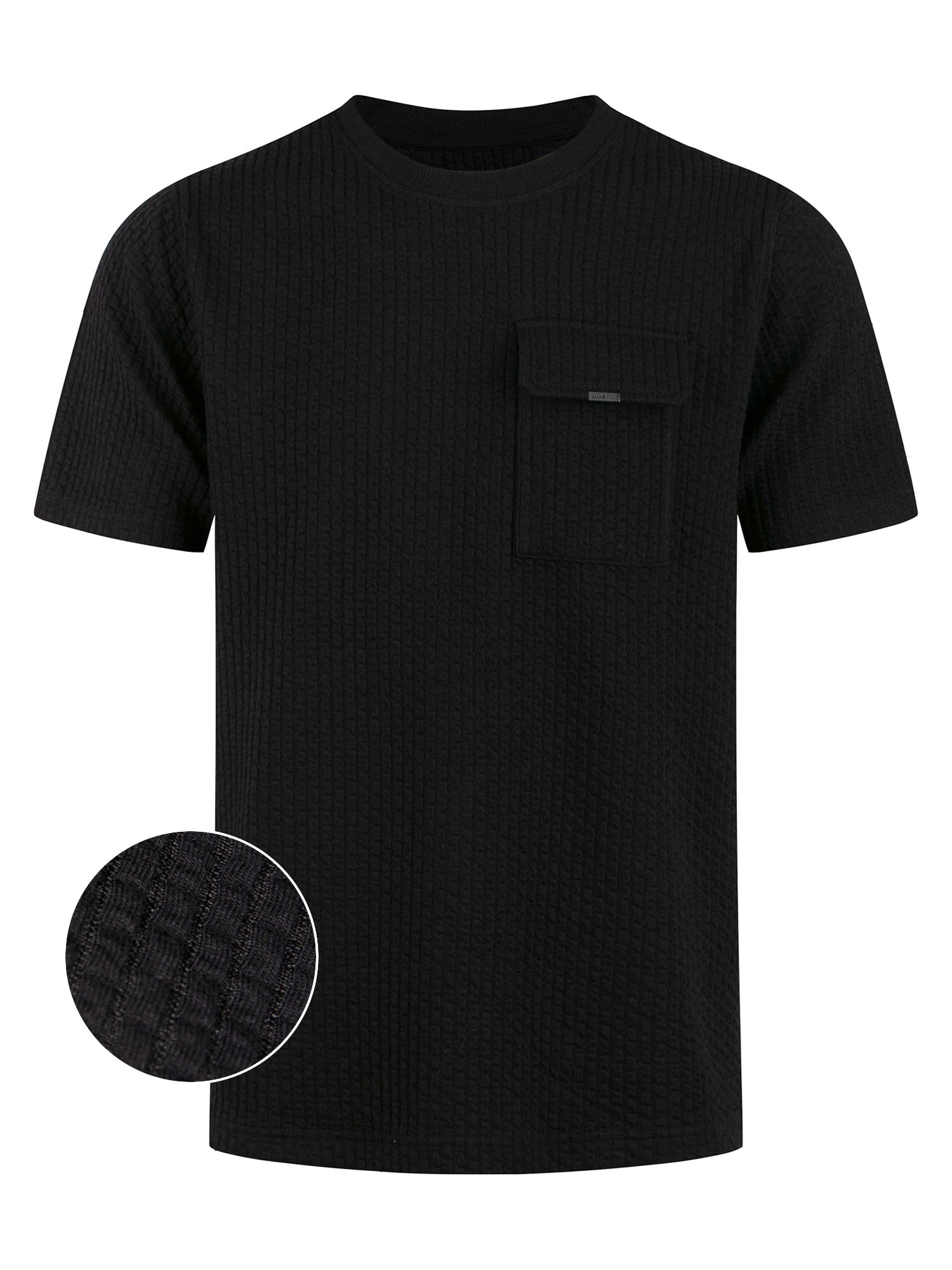 WAFFLE DOWN REGULAR FIT T-SHIRT