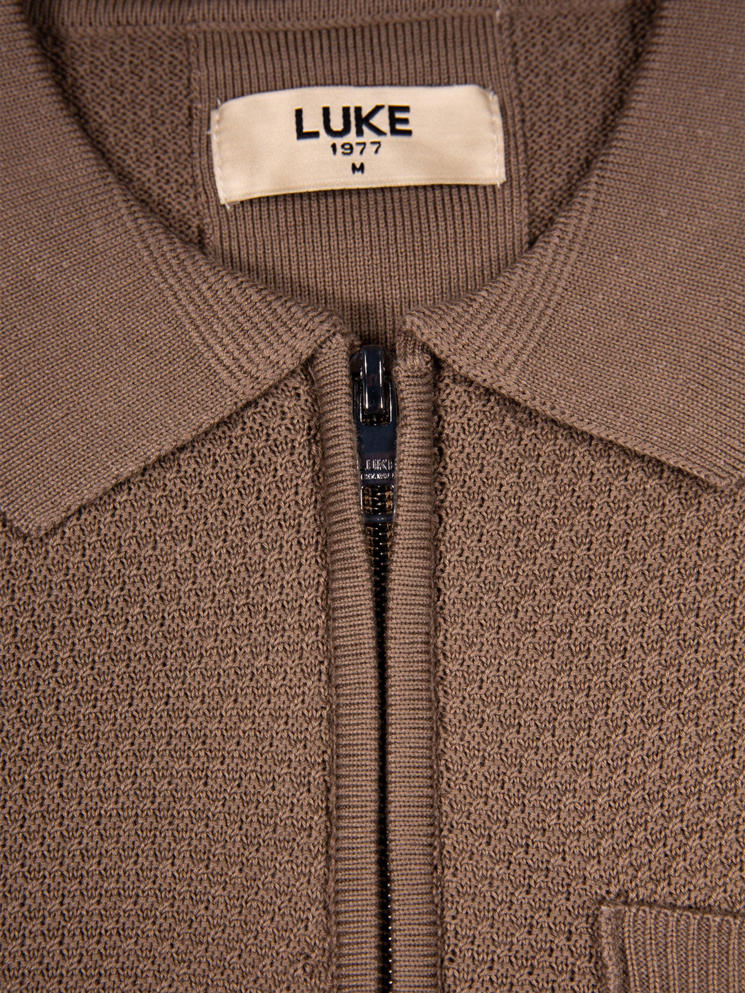 SWELL KNITTED ZIP POLO