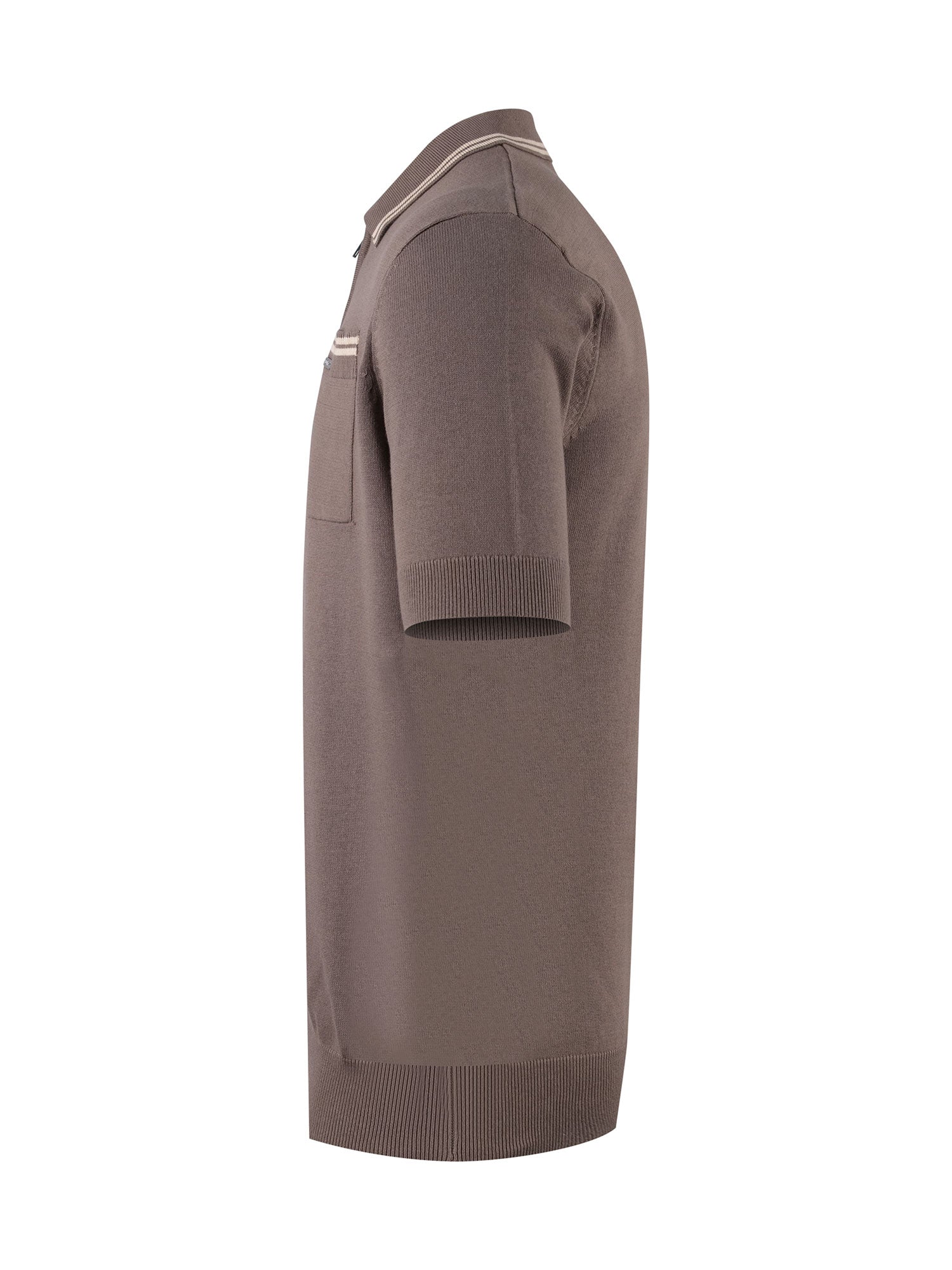 SEBACO KNITTED ZIP POLO