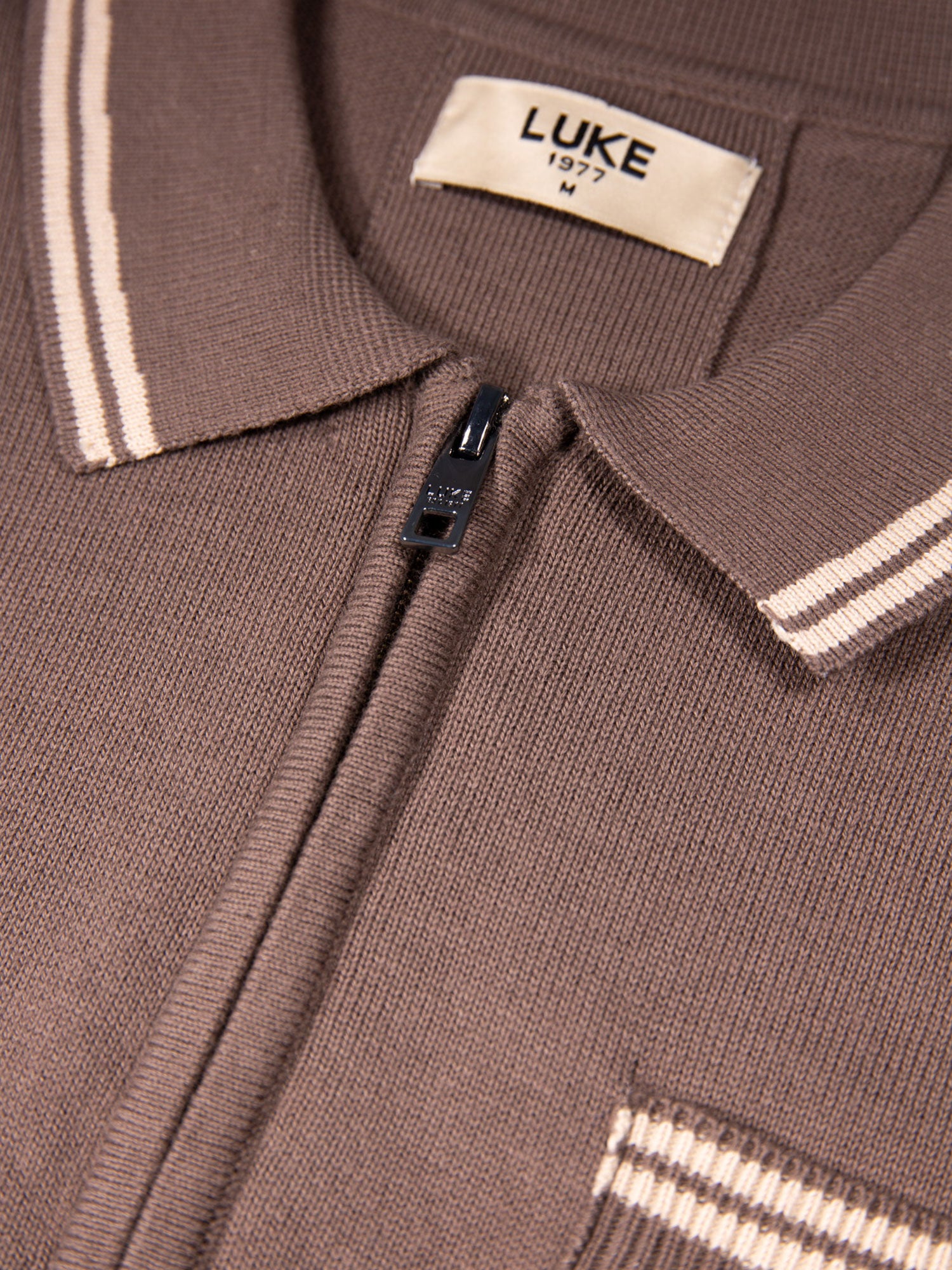 SEBACO KNITTED ZIP POLO
