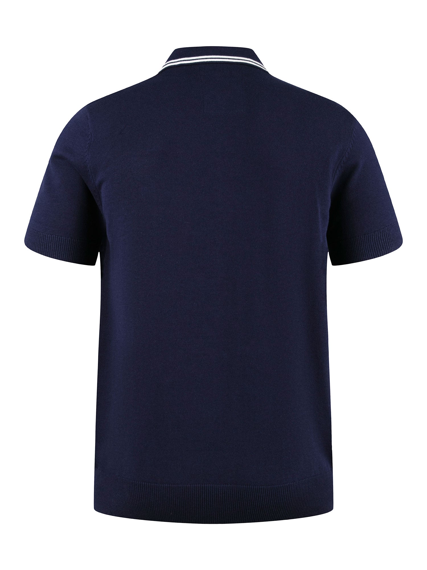 SEBACO KNITTED ZIP POLO