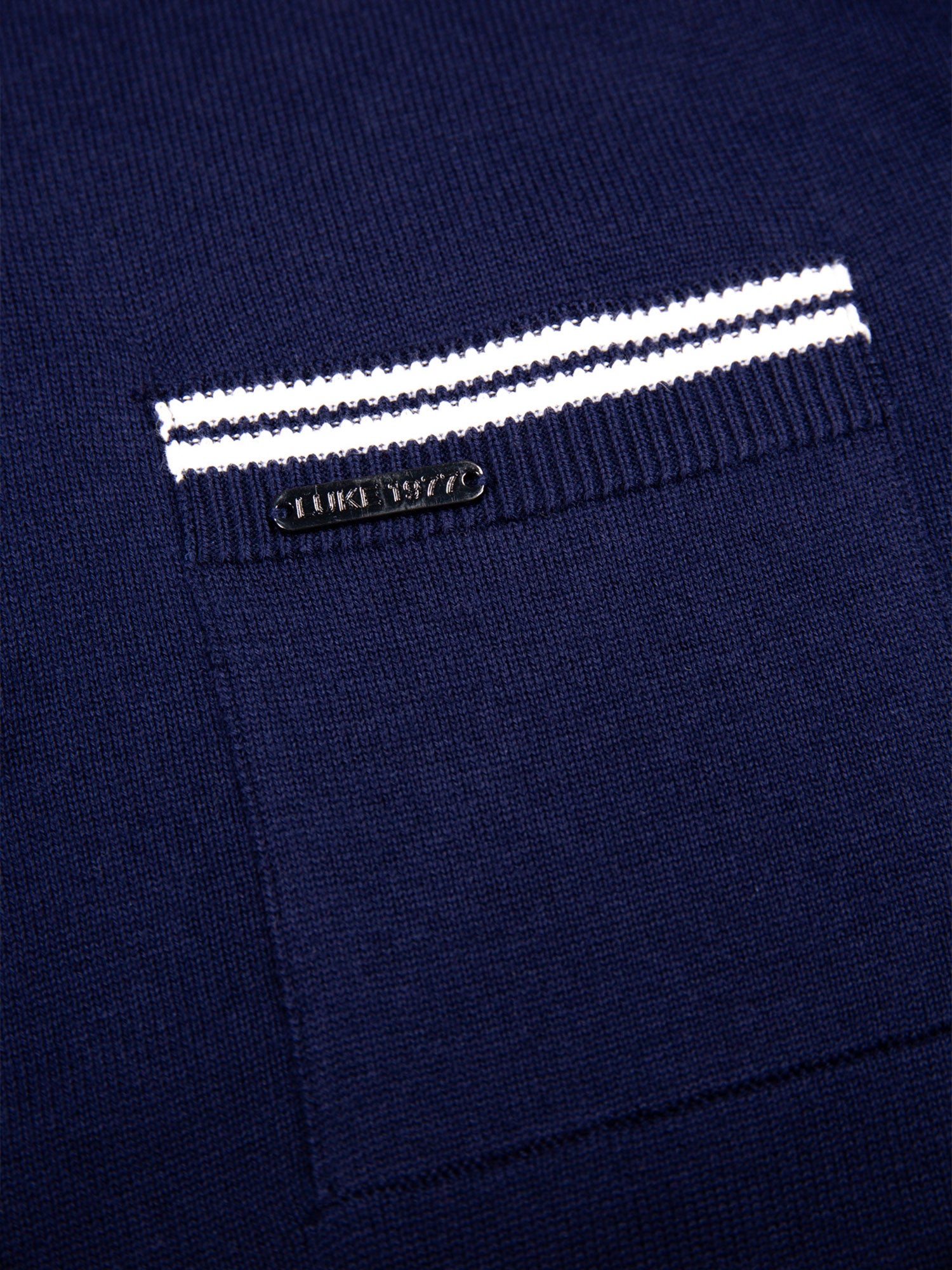 SEBACO KNITTED ZIP POLO