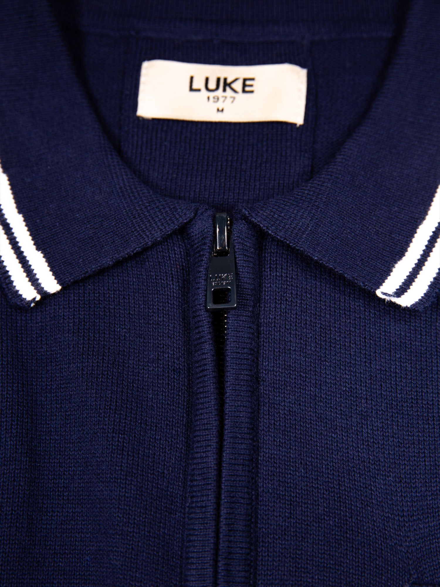 SEBACO KNITTED ZIP POLO