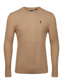 SPARE RIB KNITTED CREW NECK JUMPER