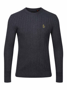  SPARE RIB KNITTED CREW NECK JUMPER