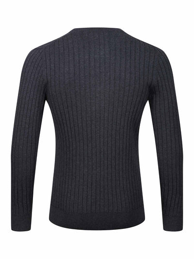 SPARE RIB KNITTED CREW NECK JUMPER