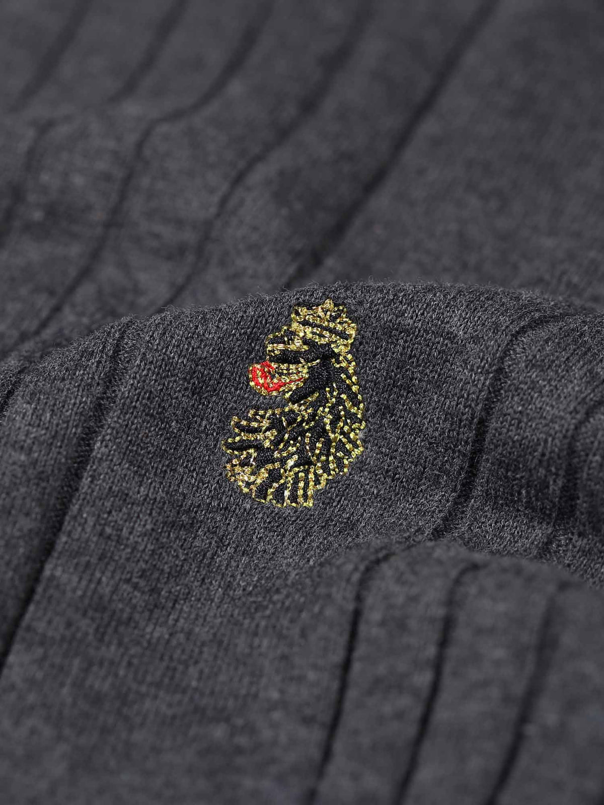 SPARE RIB KNITTED CREW NECK JUMPER