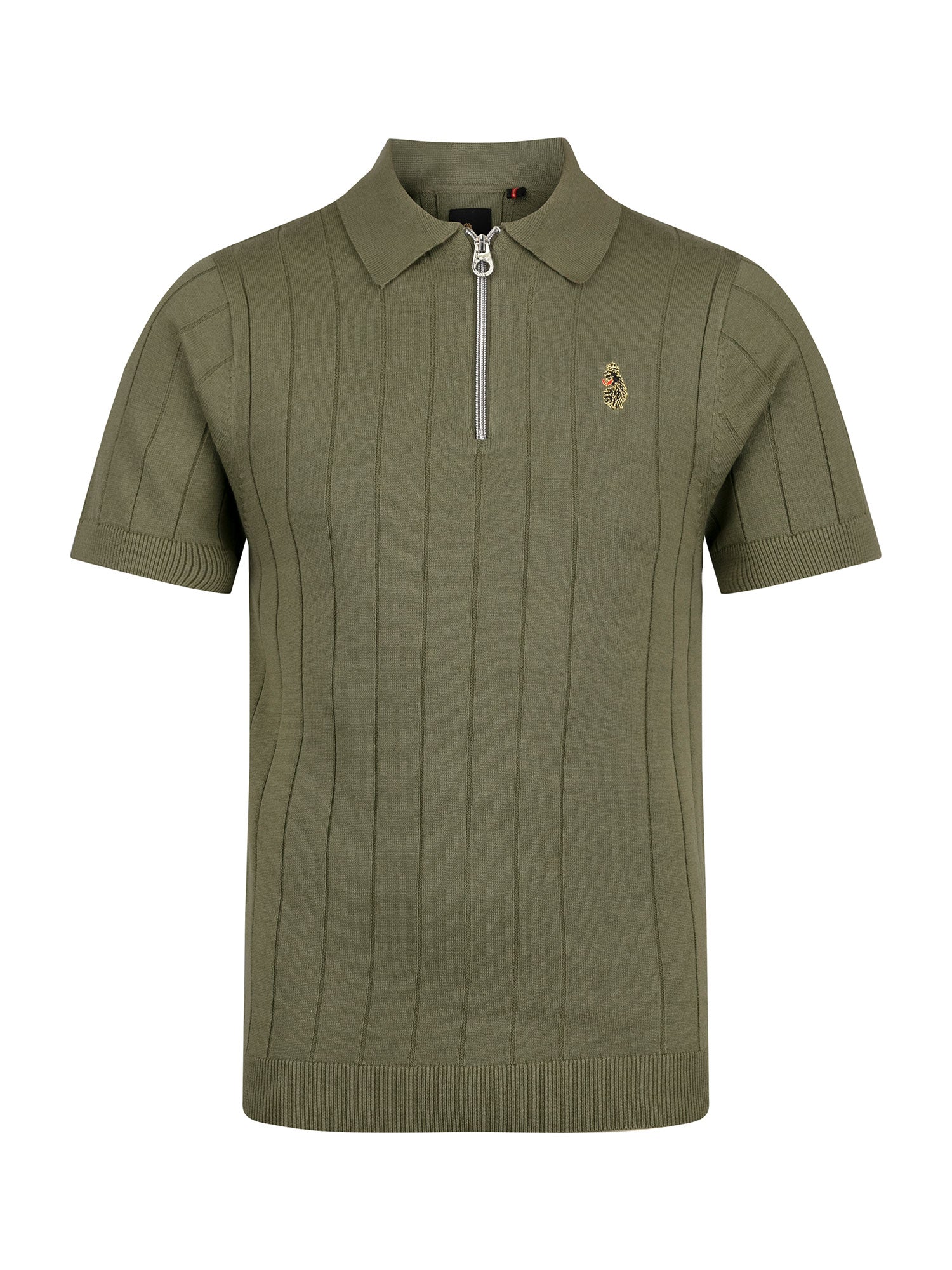 RIB EYE KNITTED POLO