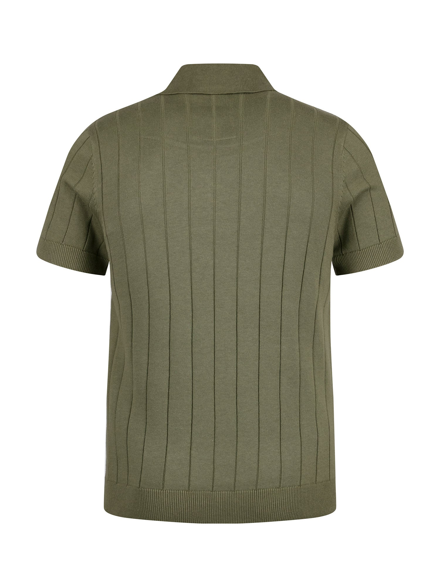 RIB EYE KNITTED POLO